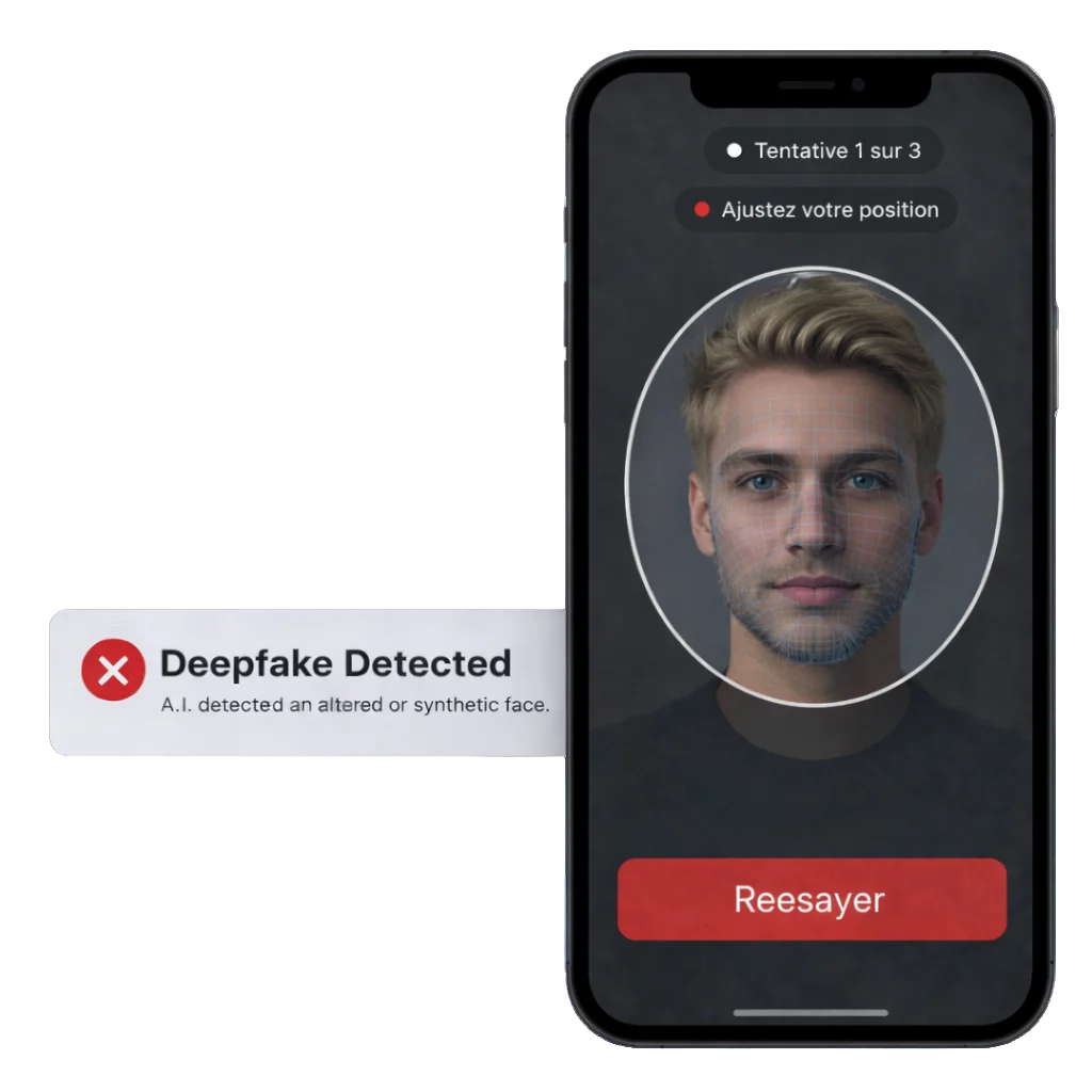Deepfake and synthetic face attack detection before biometric face matching